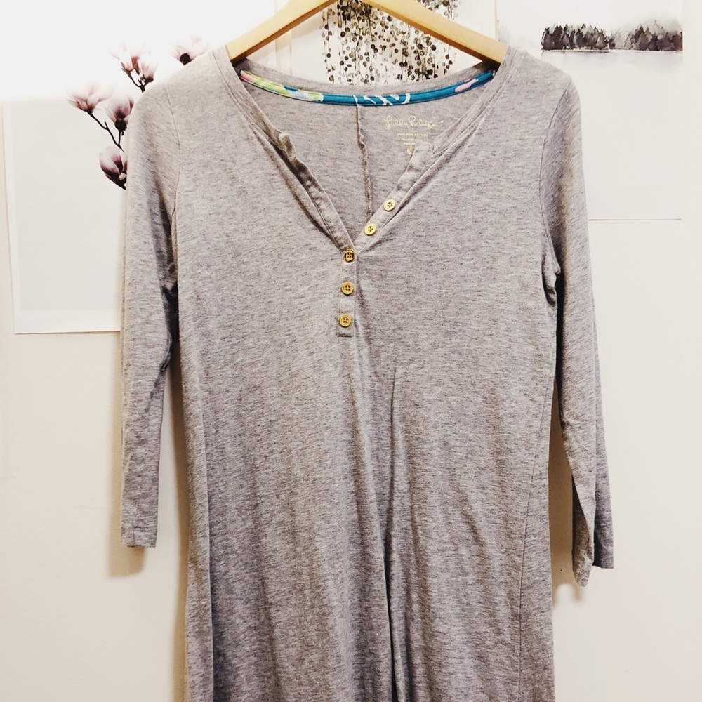 XS Lilly Pulitzer Gray Dress